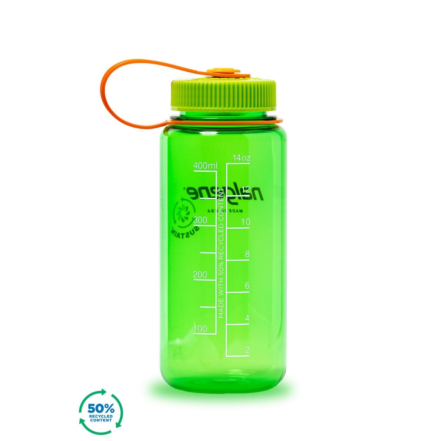 Nalgene 16oz Wide Mouth Sustain Water Bottle (Plain) (SA)