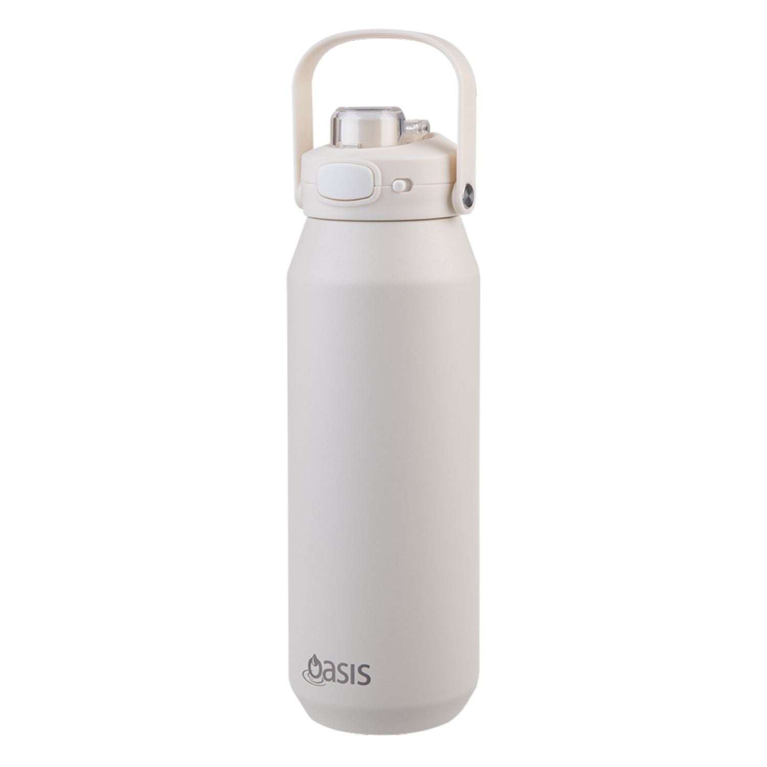 Oasis Ceramic Stainless Steel Triple Wall Capri Quick Release Drink Bottle 1L