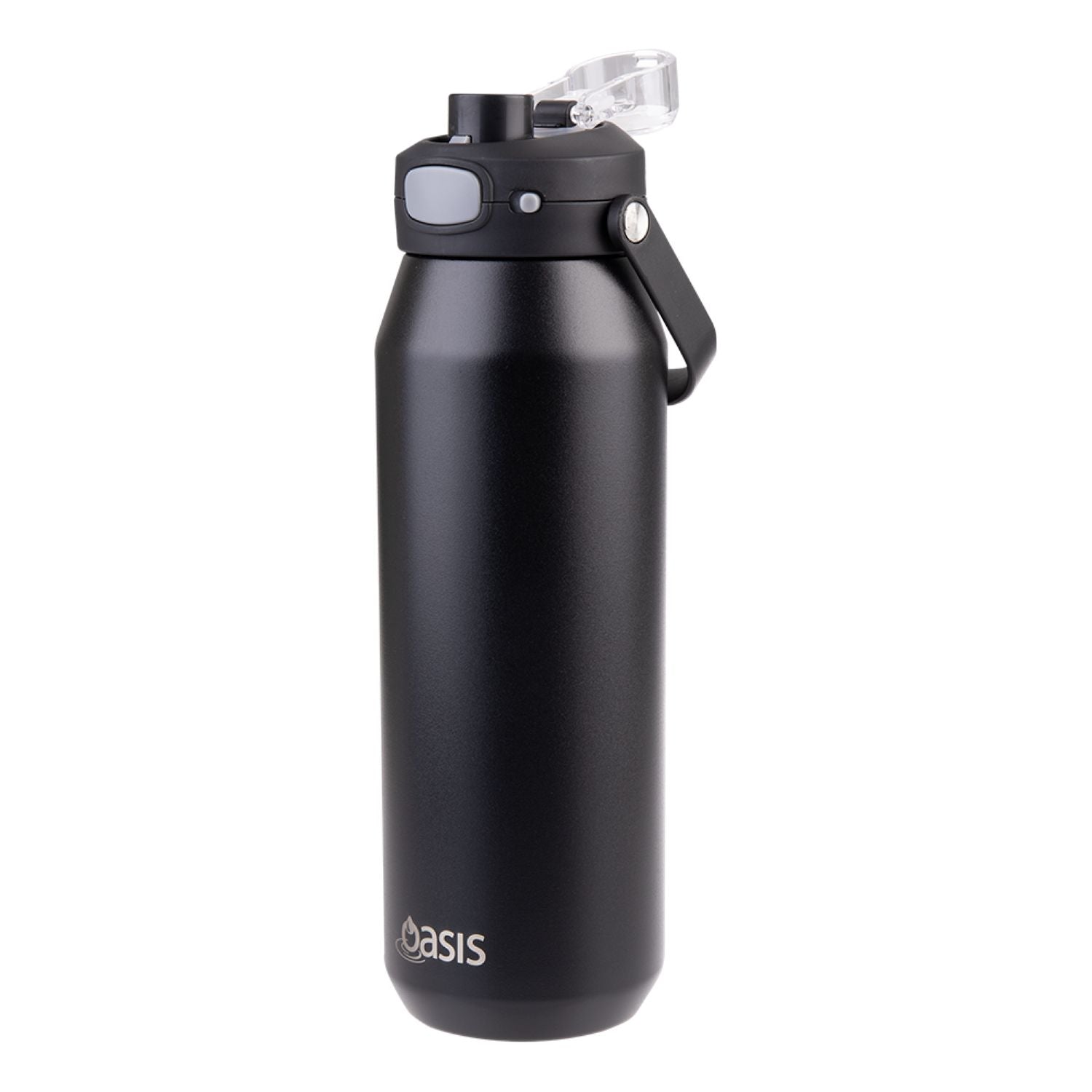 Oasis Ceramic Stainless Steel Triple Wall Capri Quick Release Drink Bottle 1L