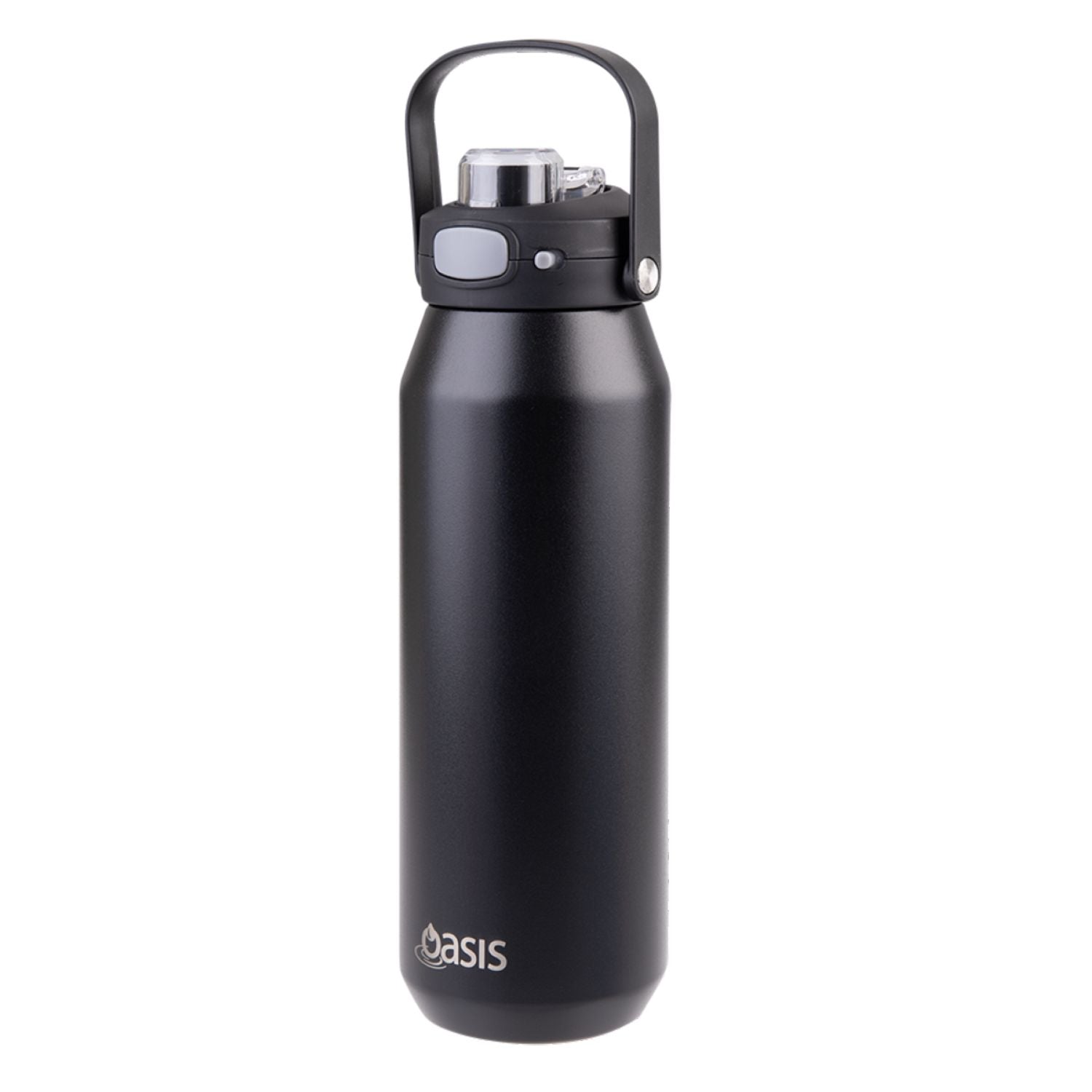 Oasis Ceramic Stainless Steel Triple Wall Capri Quick Release Drink Bottle 1L