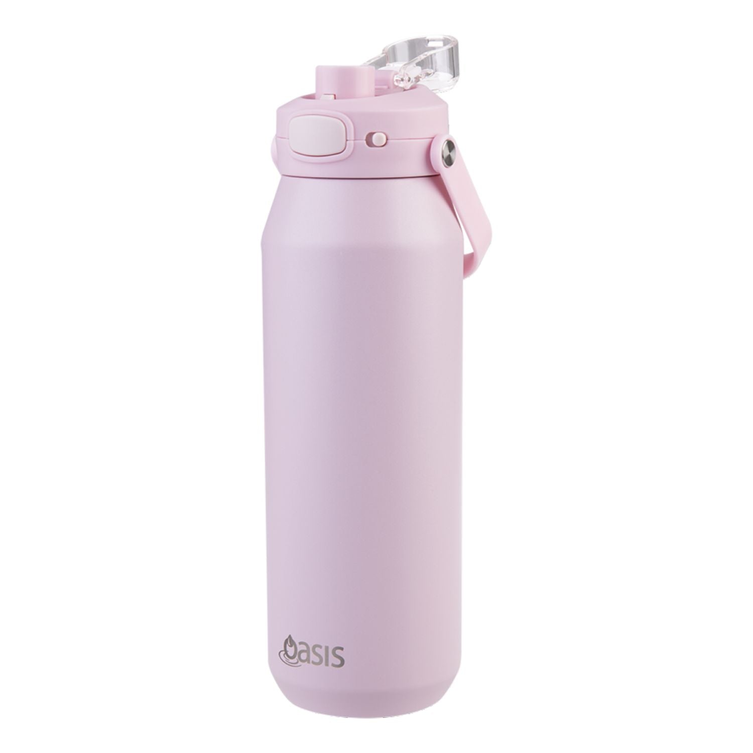 Oasis Ceramic Stainless Steel Triple Wall Capri Quick Release Drink Bottle 1L