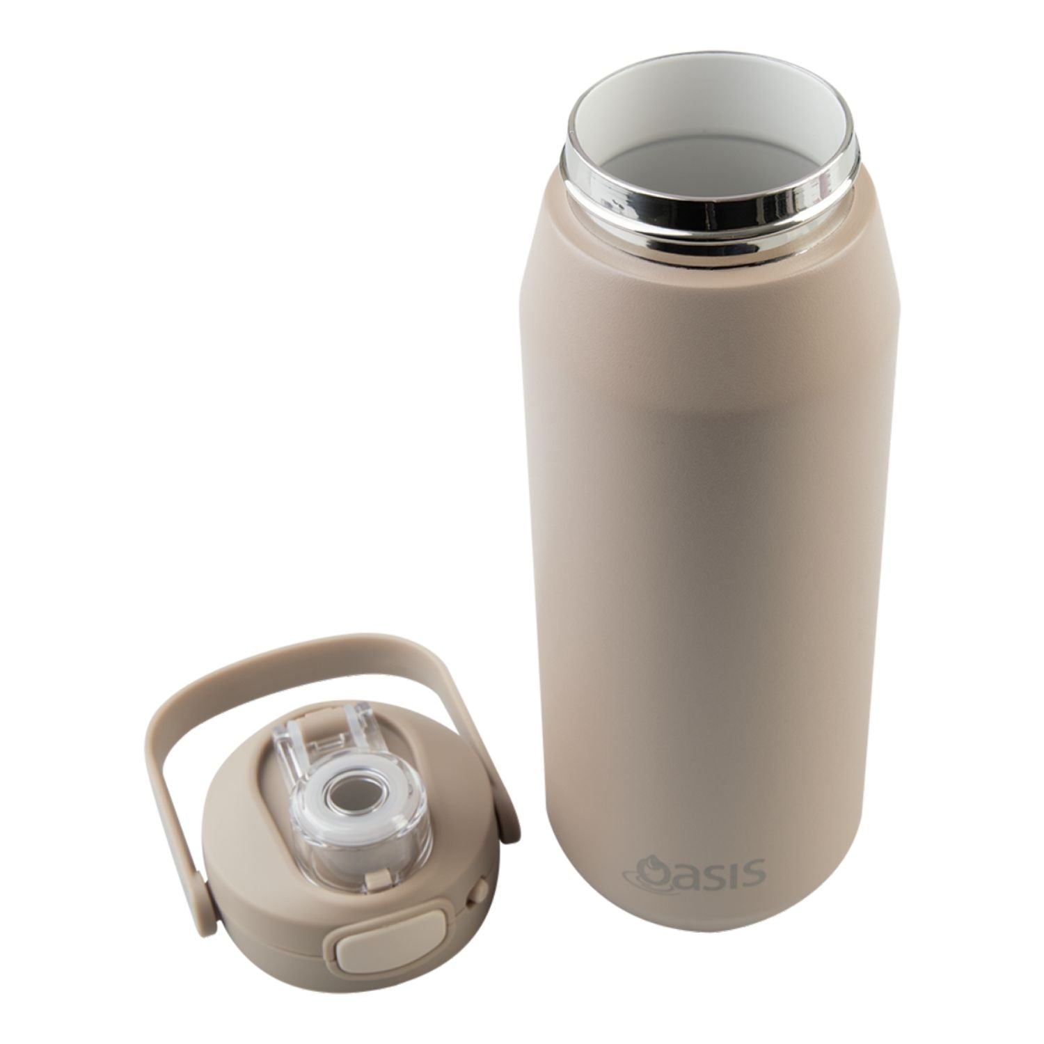 Oasis Ceramic Stainless Steel Triple Wall Capri Quick Release Drink Bottle 750ML