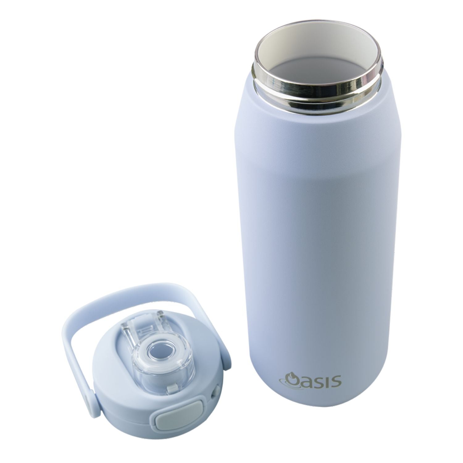 Oasis Ceramic Stainless Steel Triple Wall Capri Quick Release Drink Bottle 750ML