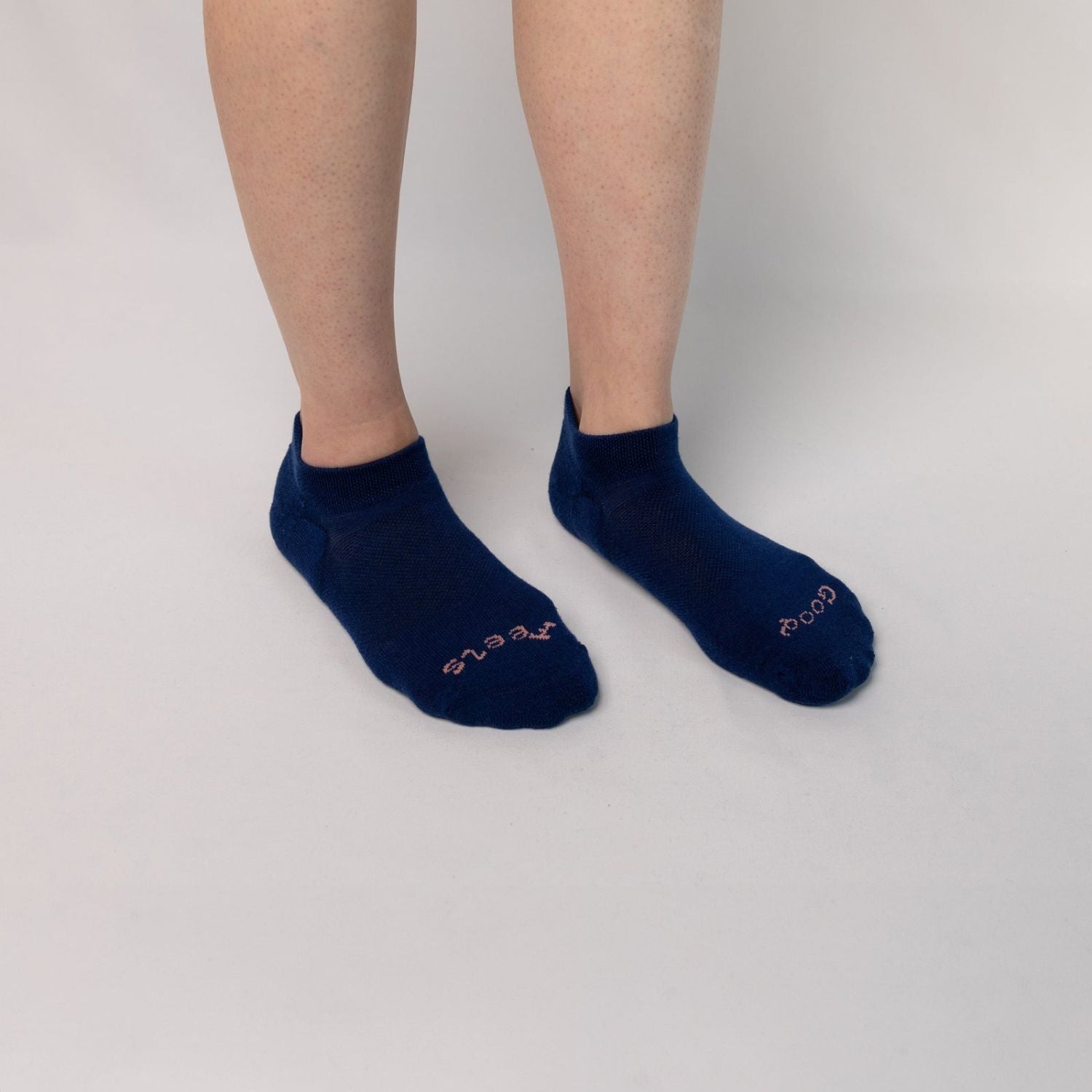 Paire Merino Wool-Blend Ankle Sock (Stormy Blue)