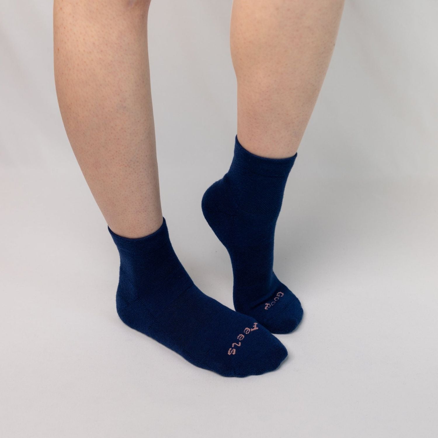 Paire Merino Wool-Blend Quarter Sock (Stormy Blue)