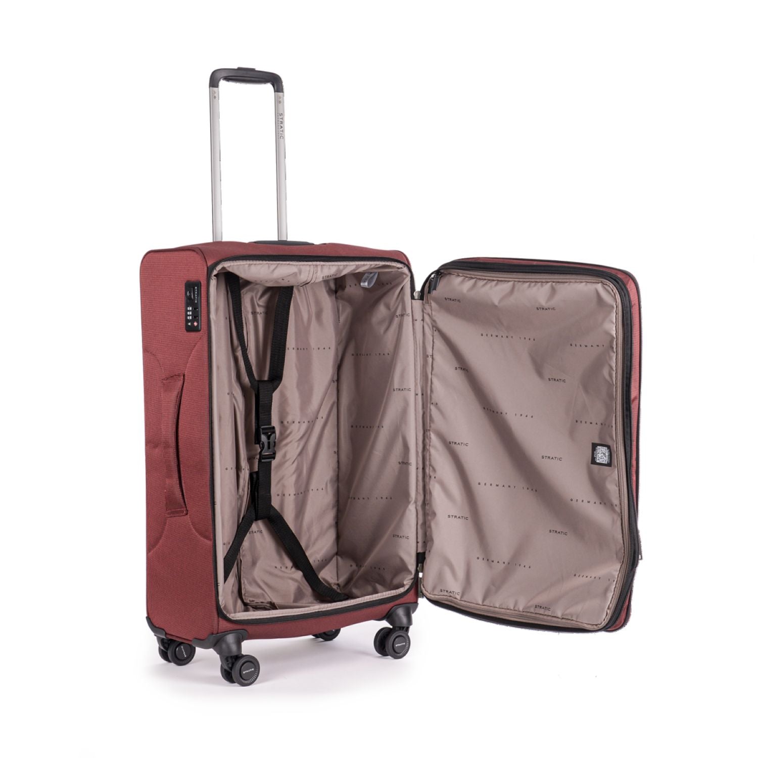 Stratic Bendigo Light + Suitcase M With Front Access Opening