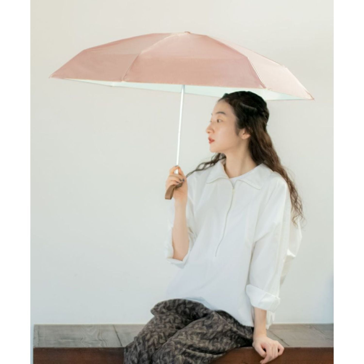WPC Color Inside UV Protection UPF 50+ Umbrella 50cm (SA)