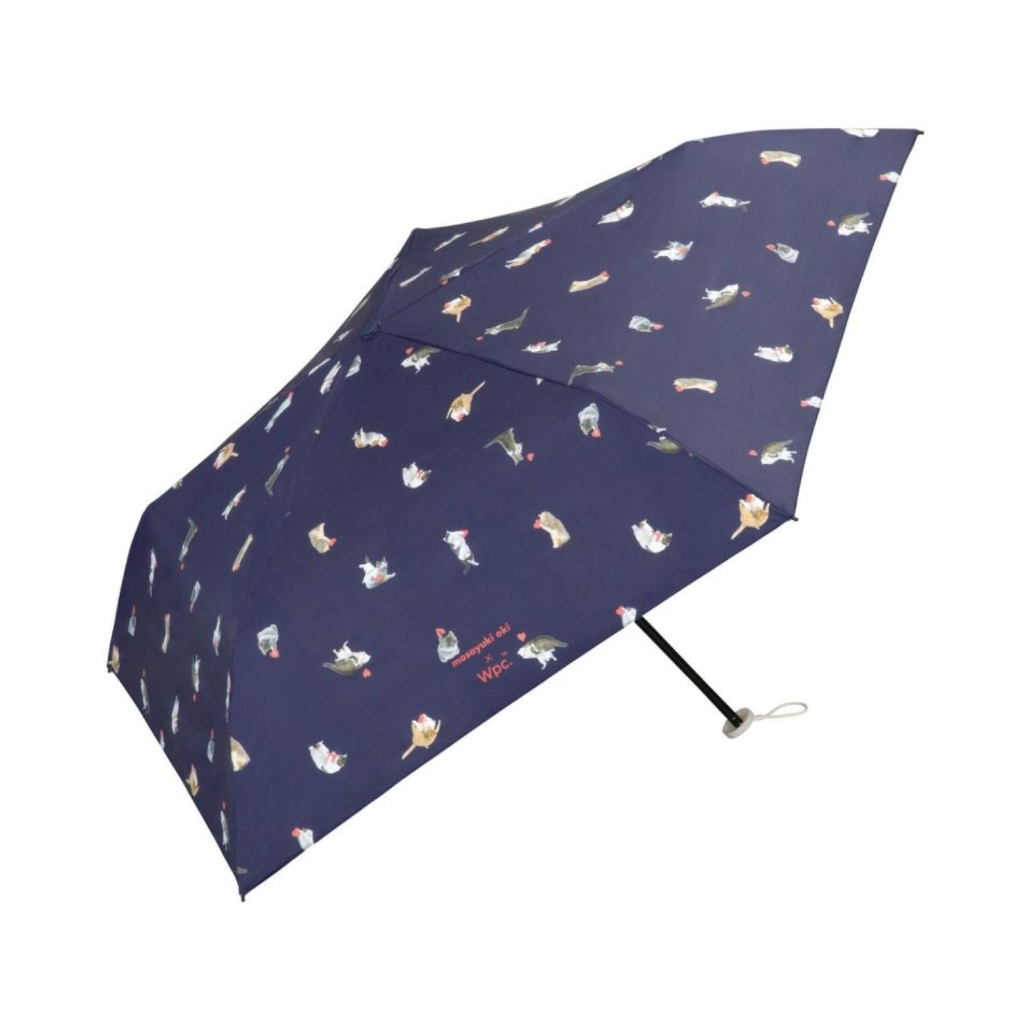 WPC X Masayuki Oki Neko UV Protection UPF 50+ Umbrella 49cm