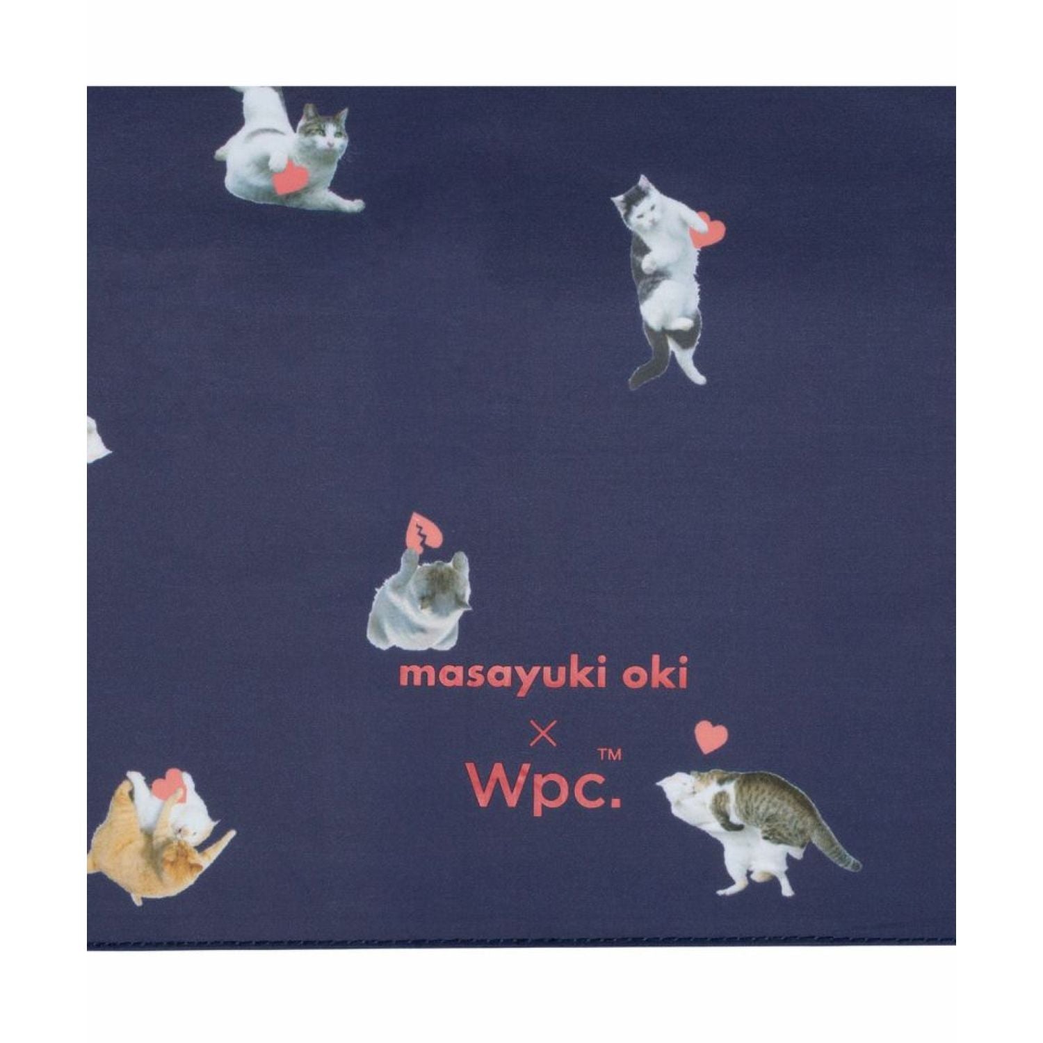 WPC X Masayuki Oki Neko UV Protection UPF 50+ Umbrella 49cm