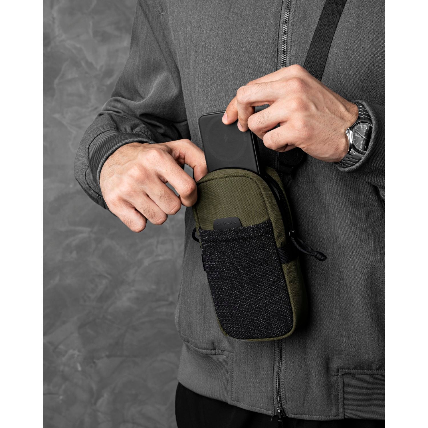 ALPAKA Modular Shoulder Pocket Max Nylon Washed