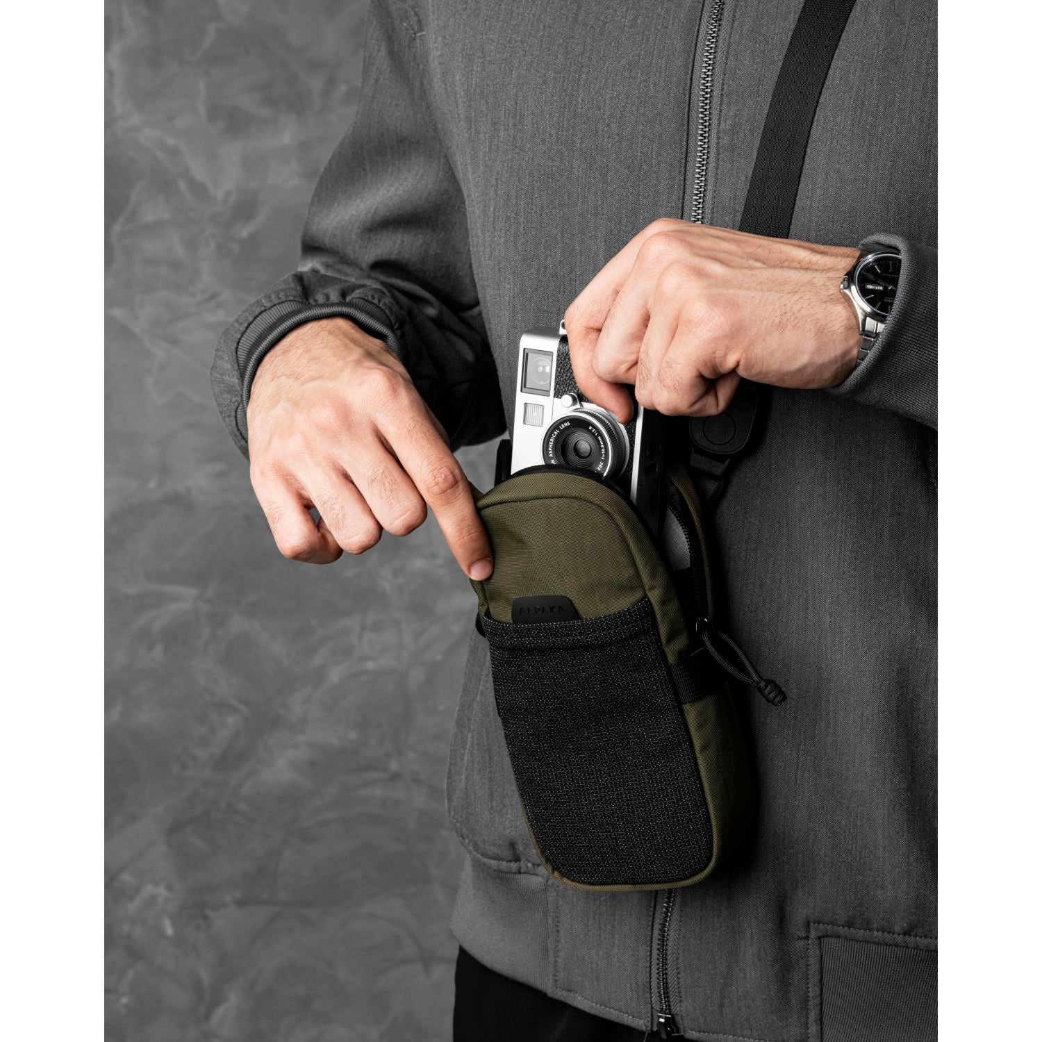 ALPAKA Modular Shoulder Pocket Max Nylon Washed