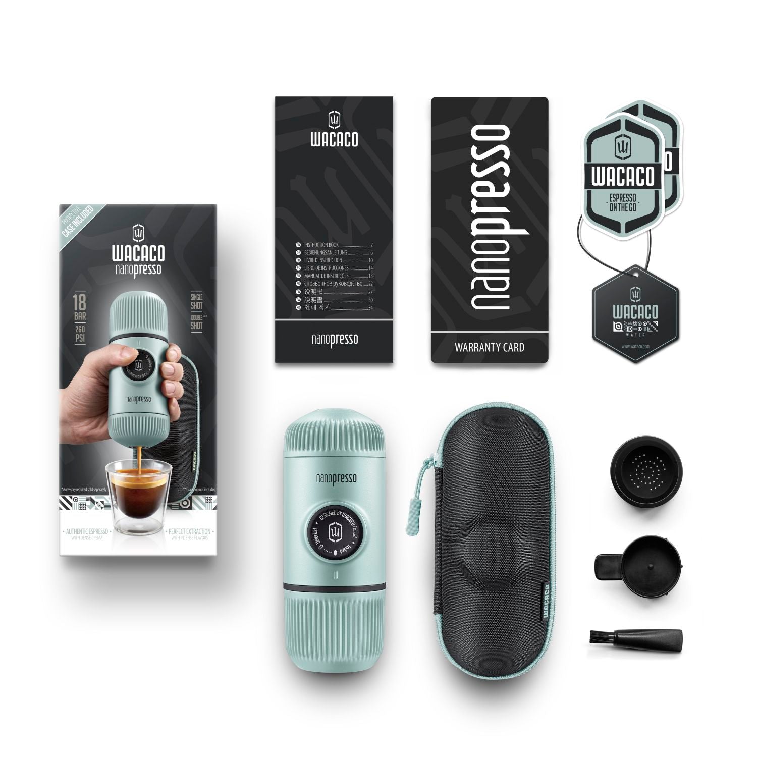 Wacaco Nanopresso + Case Espresso Coffee Maker