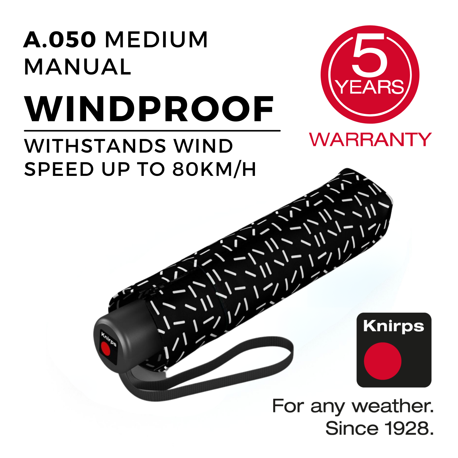 Knirps A.050 Medium Manual Umbrella (SA)