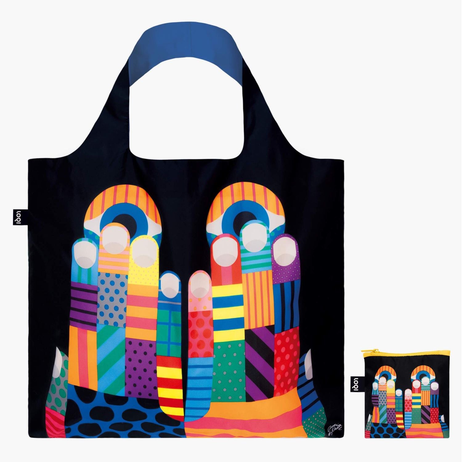 LOQI ARTIST Foldable Tote Bag