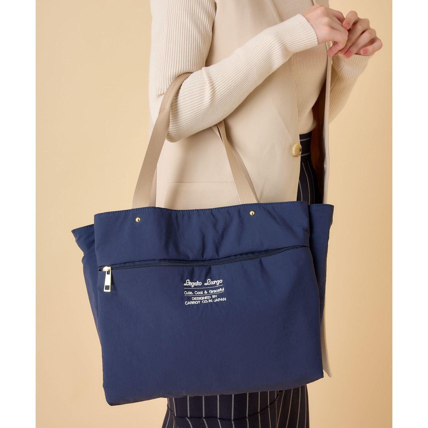 Legato Largo Washable Nylon 2Way Tote Bag