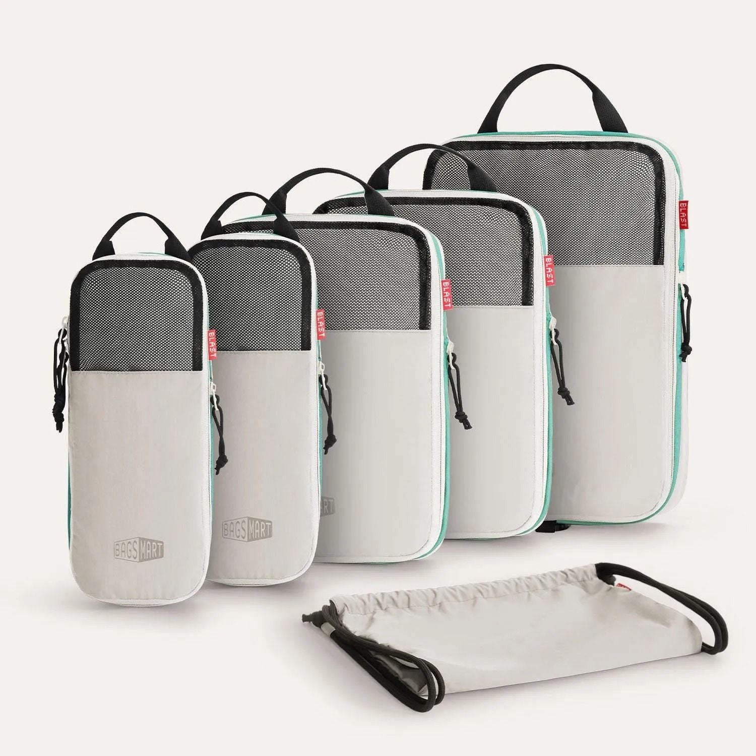 Bagsmart Blast 6-In-1 Compression Packing Cubes