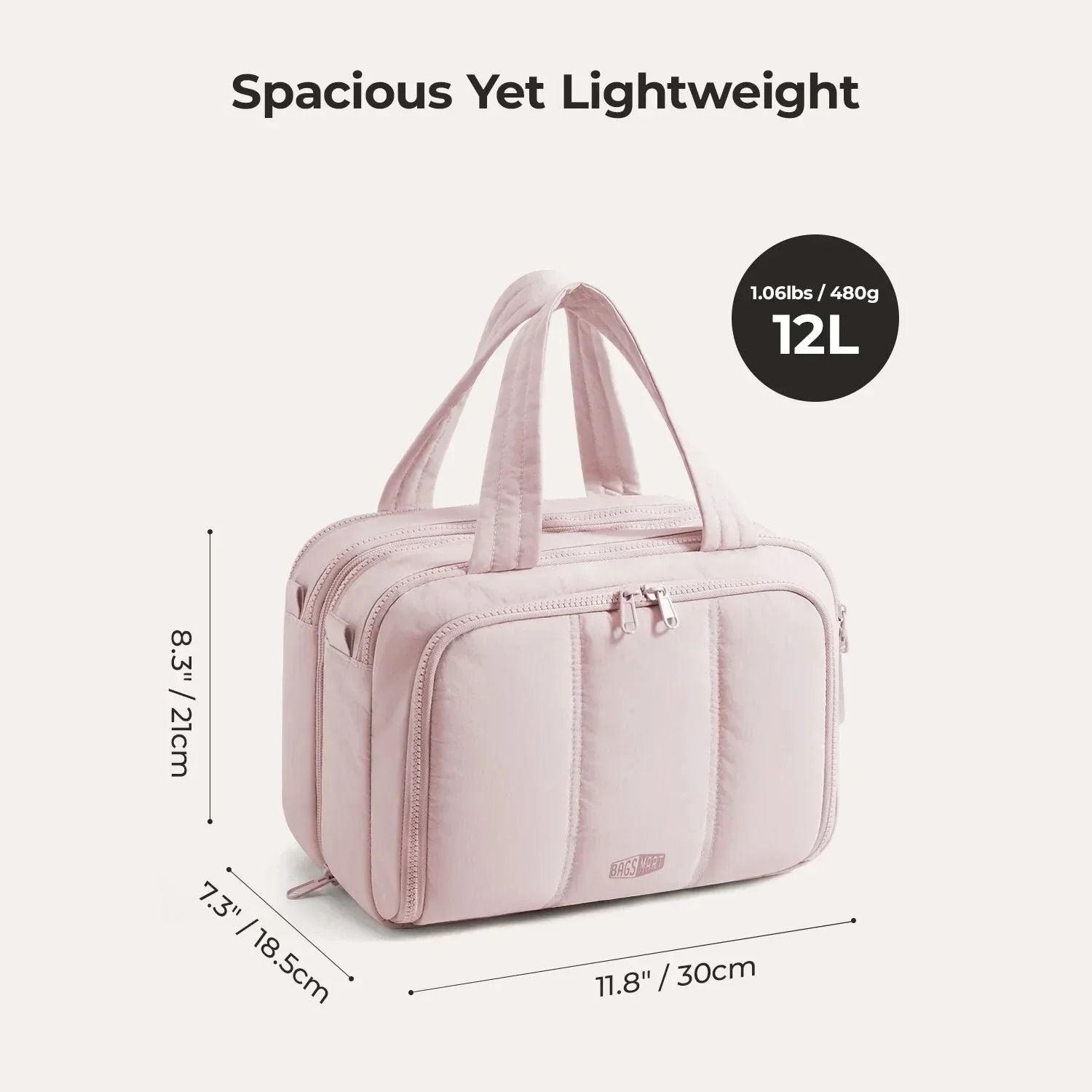 Bagsmart Crush Hanging Toiletry Bag