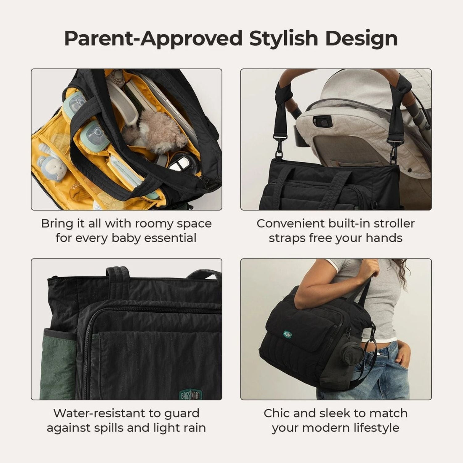 Bagsmart Paz Diaper Tote 25L