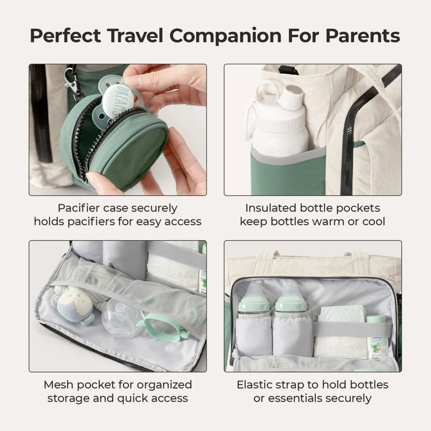 Bagsmart Paz Diaper Tote 25L (SA)