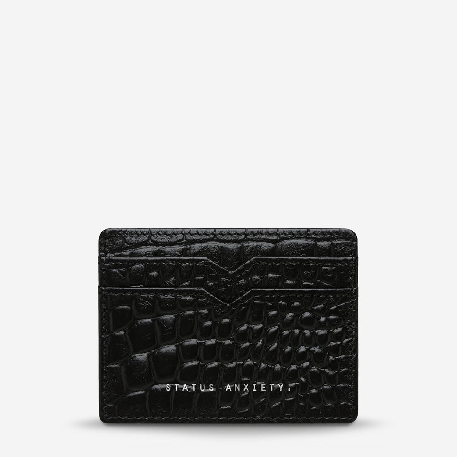 Status Anxiety Together For Now Leather Card Case