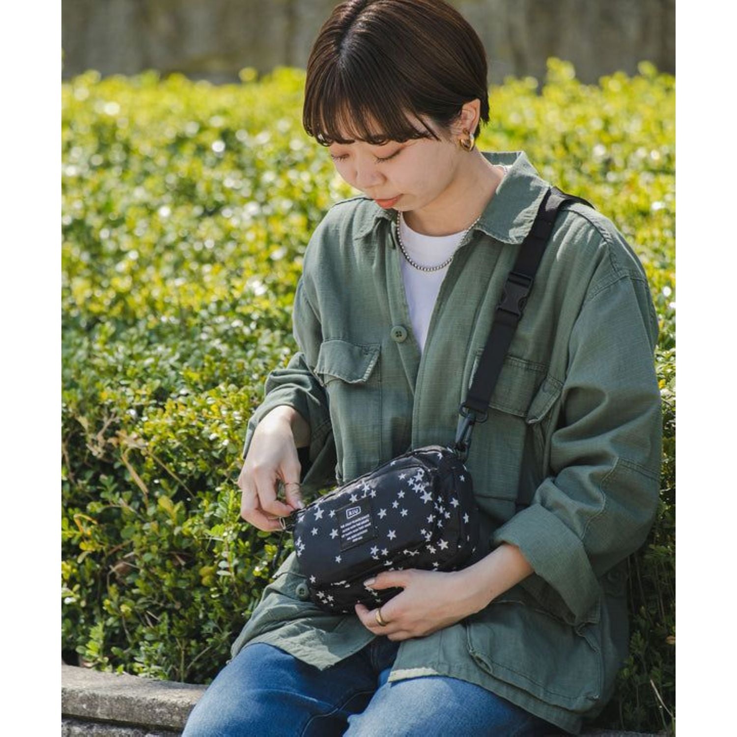 KiU 300D Front Pocket Mini Shoulder Bag