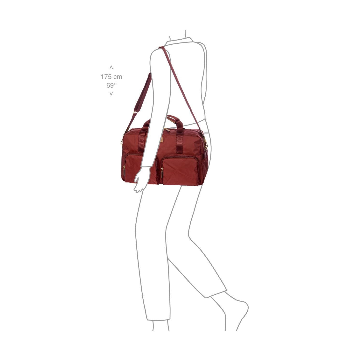 BRIC'S X-Travel Holdall Multipocket Duffel Bag - Small