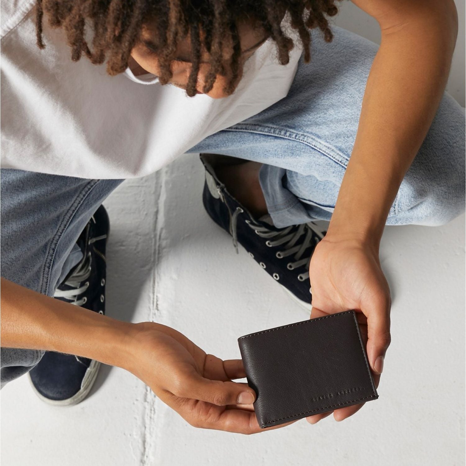 Status Anxiety Noah Leather Wallet