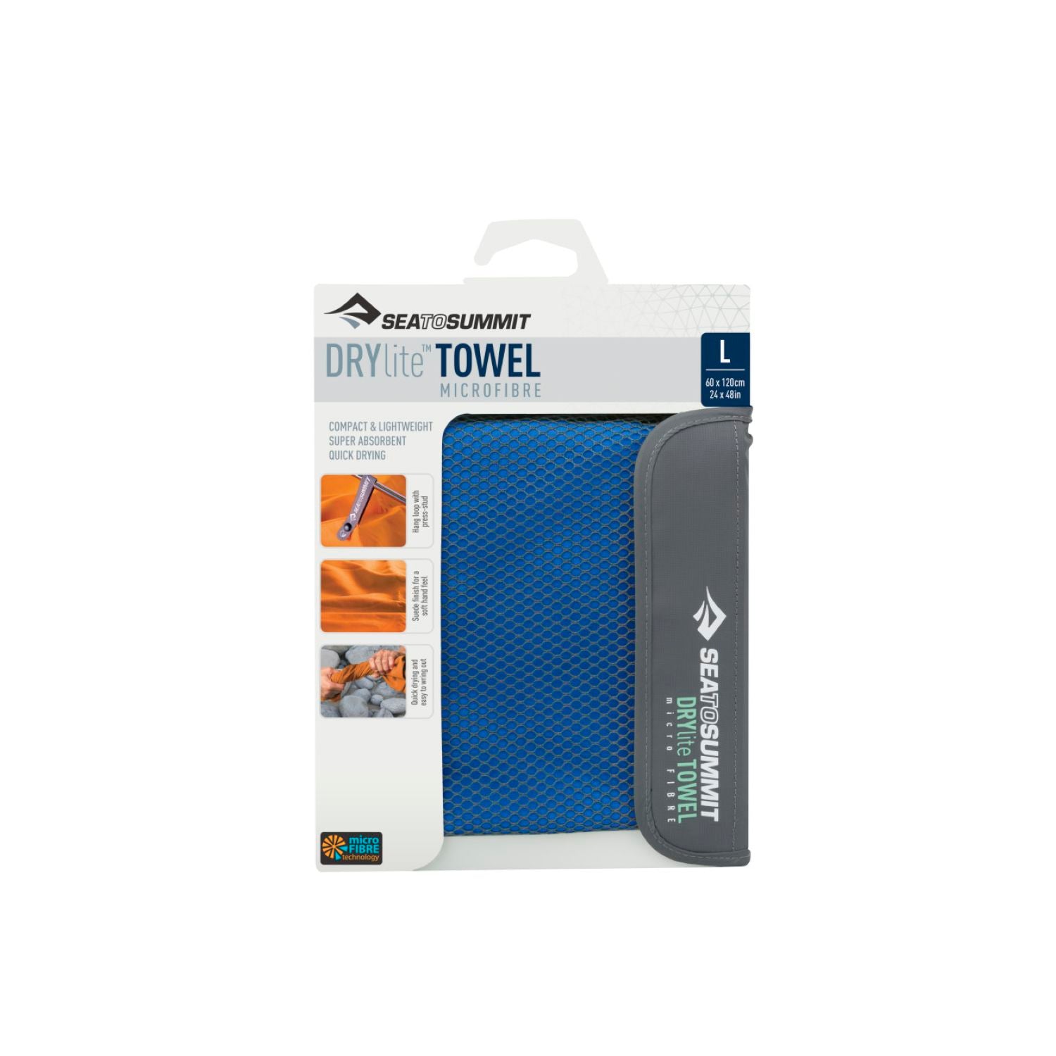 Sea To Summit Drylite Towel Anti-Bacterial Treated Large