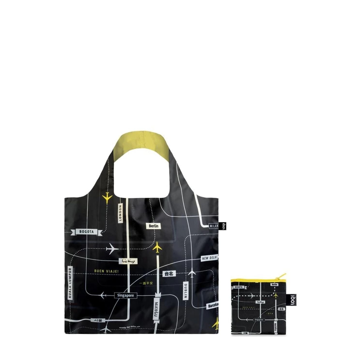 LOQI Airport Foldable Tote Bag