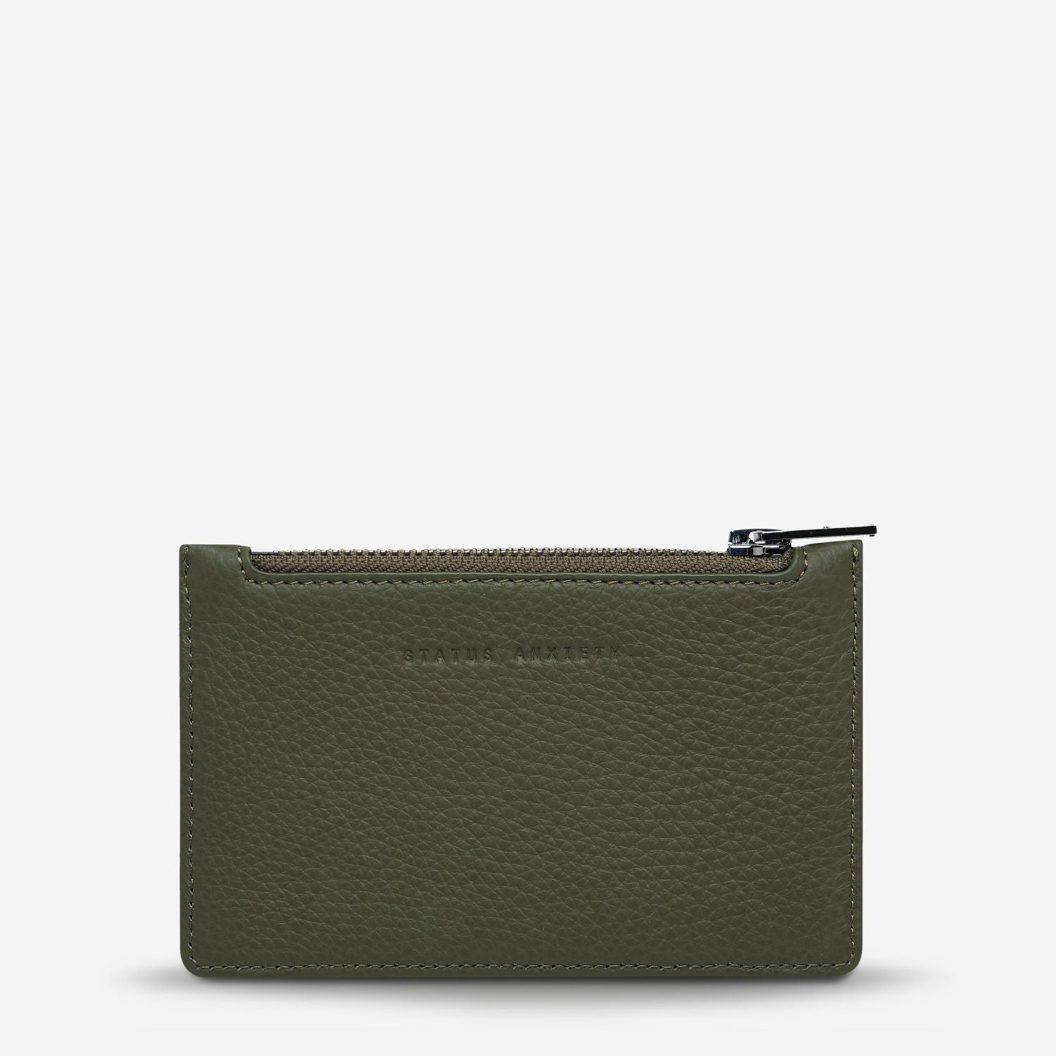 Status Anxiety Avoiding Things Leather Wallet