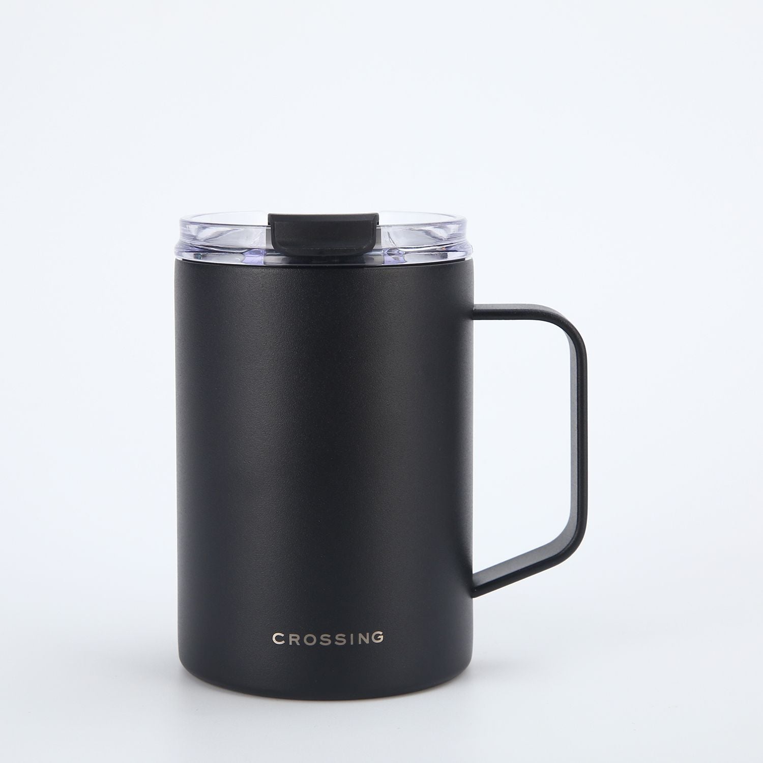 Crossing Neo V2 Insulated S/S Leakproof Lid Ceramic Mug W Handle And Silicone Base 400ml