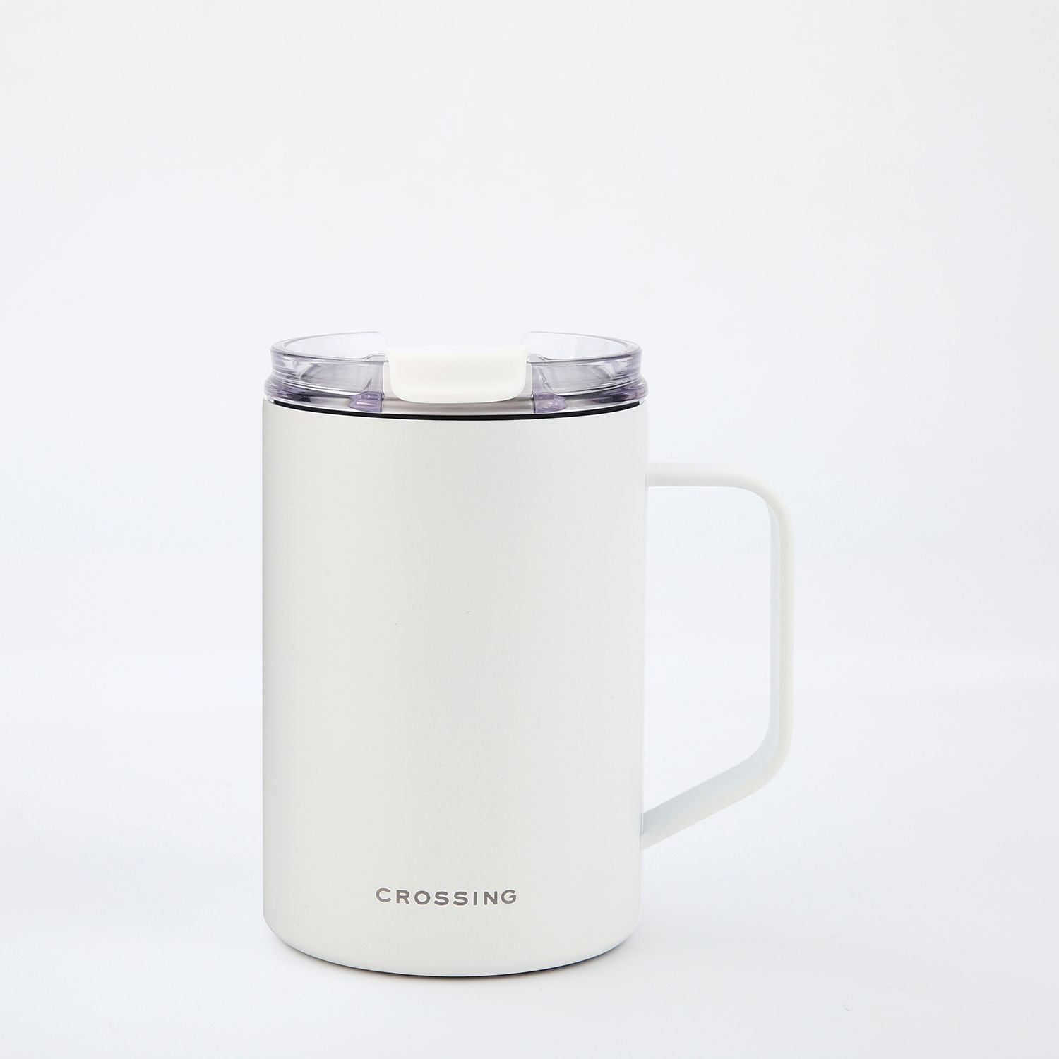 Crossing Neo V2 Insulated S/S Leakproof Lid Ceramic Mug W Handle And Silicone Base 400ml