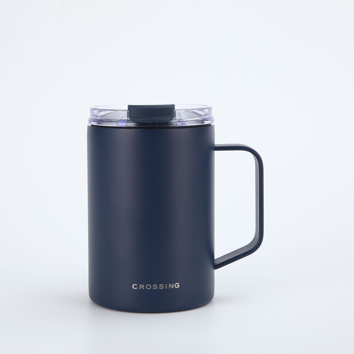 Crossing Neo V2 Insulated S/S Leakproof Lid Ceramic Mug W Handle And Silicone Base 400ml