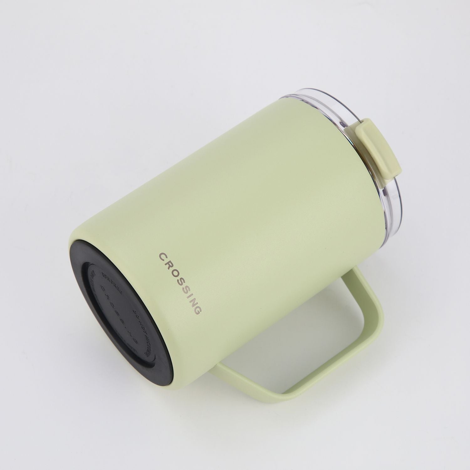 Crossing Neo V2 Insulated S/S Leakproof Lid Ceramic Mug W Handle And Silicone Base 400ml