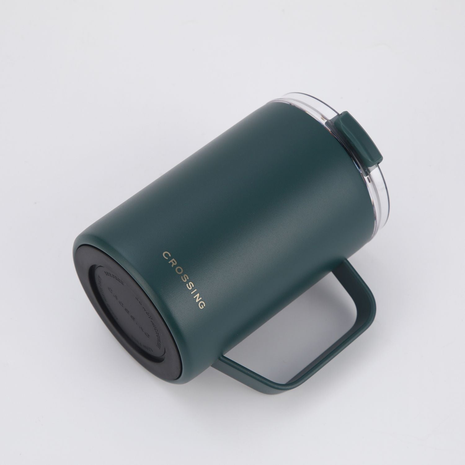 Crossing Neo V2 Insulated S/S Leakproof Lid Ceramic Mug W Handle And Silicone Base 400ml
