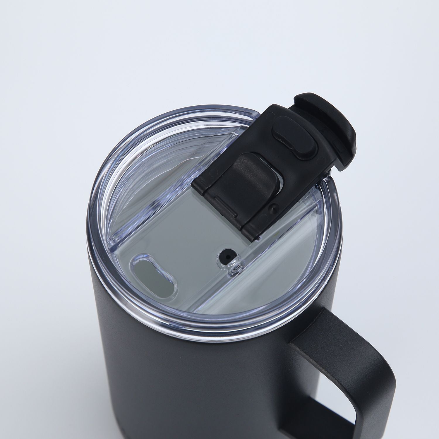 Crossing Neo V2 Insulated S/S Leakproof Lid Ceramic Mug W Handle And Silicone Base 500ml