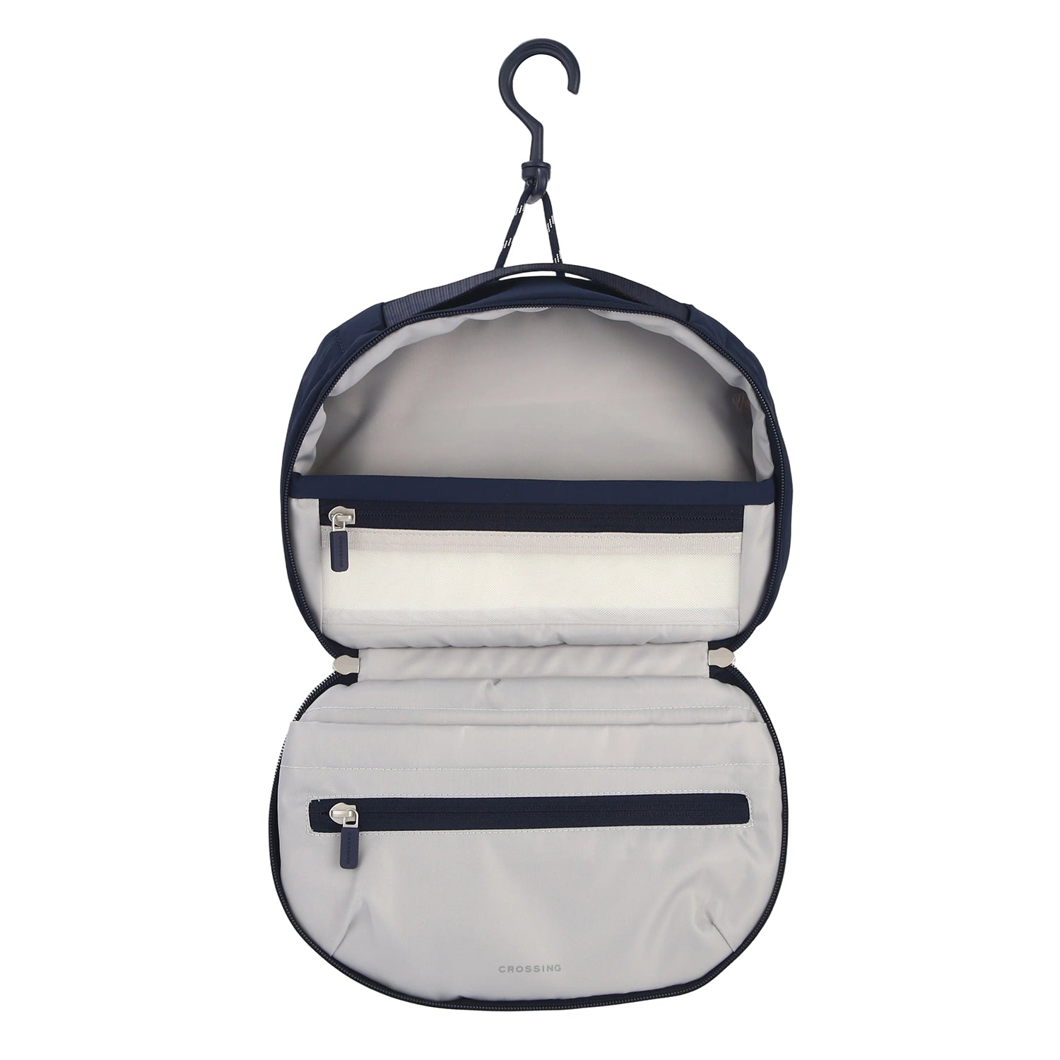 Crossing Nylon Checked Hanging Toiletry Bag Pro