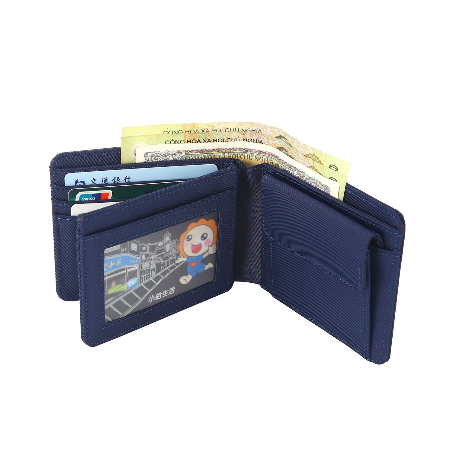 Crossing RFID Bifold Wallet with Coin Pocket & Card Flap V2
