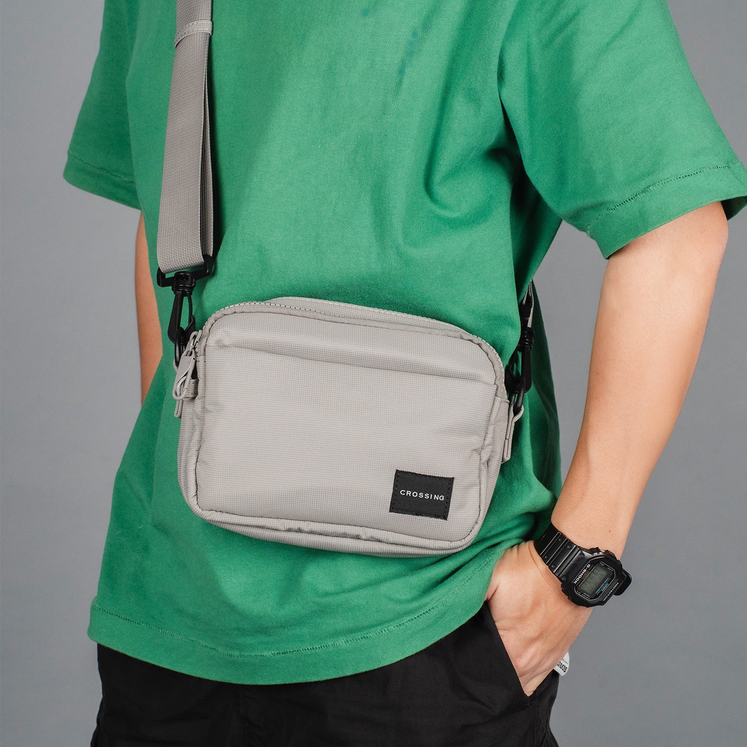Crossing Sam Anti-Theft RFID Crossbody Bag