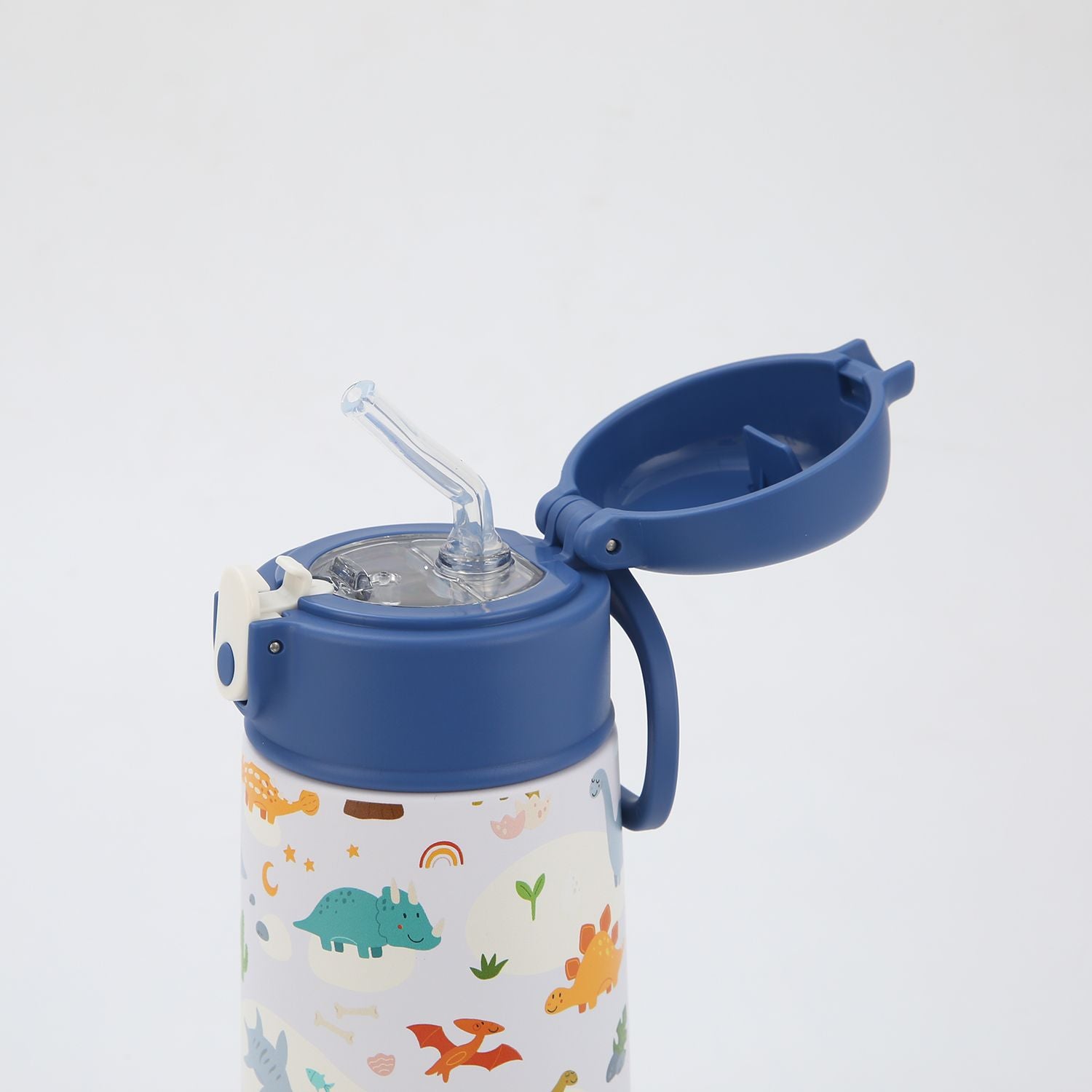 Crossing S/S 316 Kids' Insulated Water Bottle W/Sipper Silicone Straw 400ml