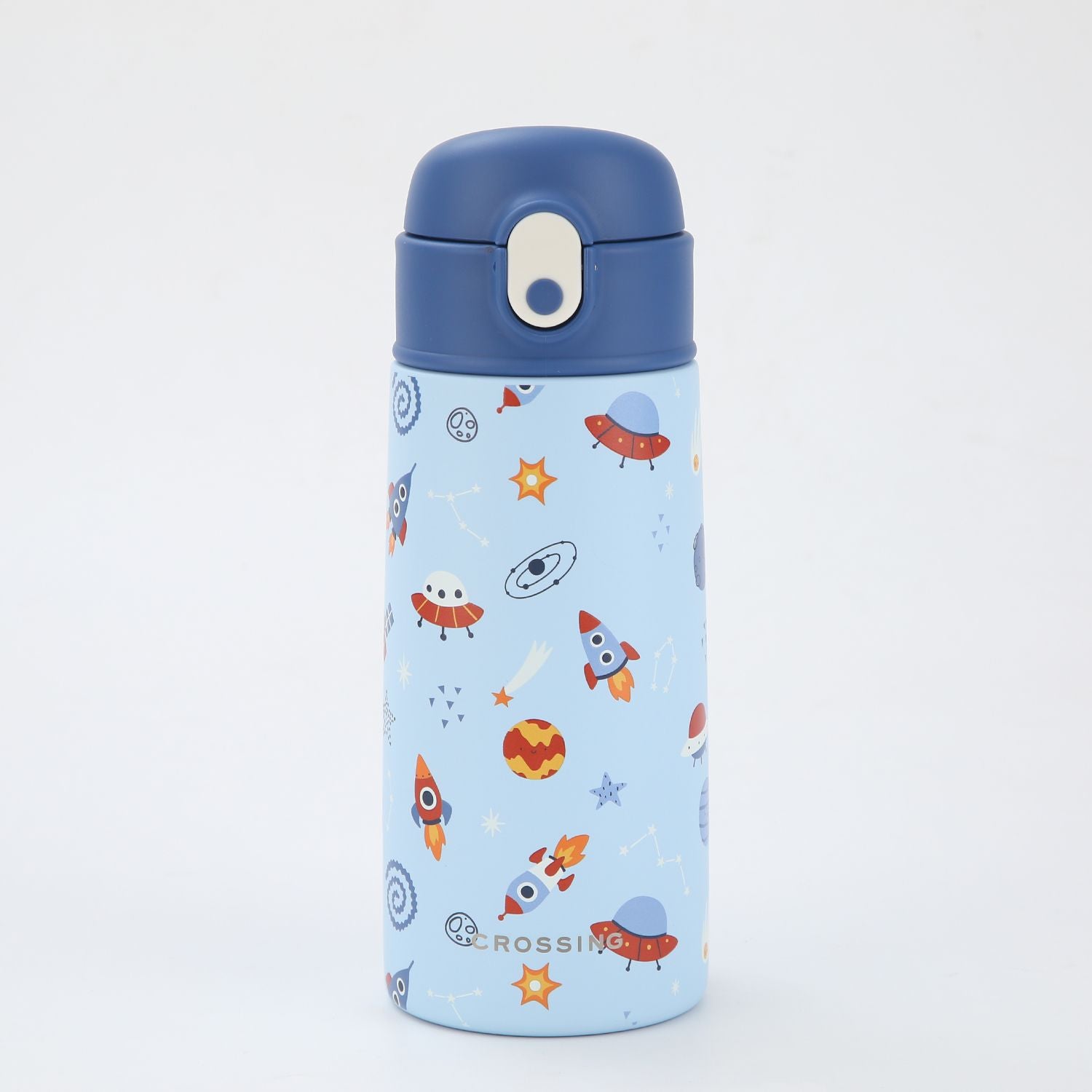 Crossing S/S 316 Kids' Insulated Water Bottle W/Sipper Silicone Straw 400ml