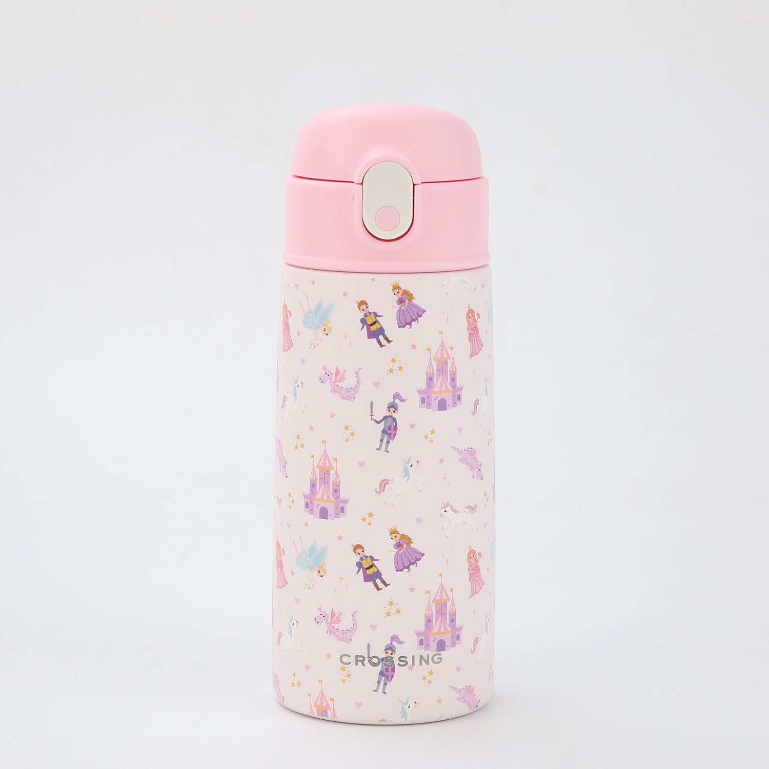 Crossing S/S 316 Kids' Insulated Water Bottle W/Sipper Silicone Straw 500ml