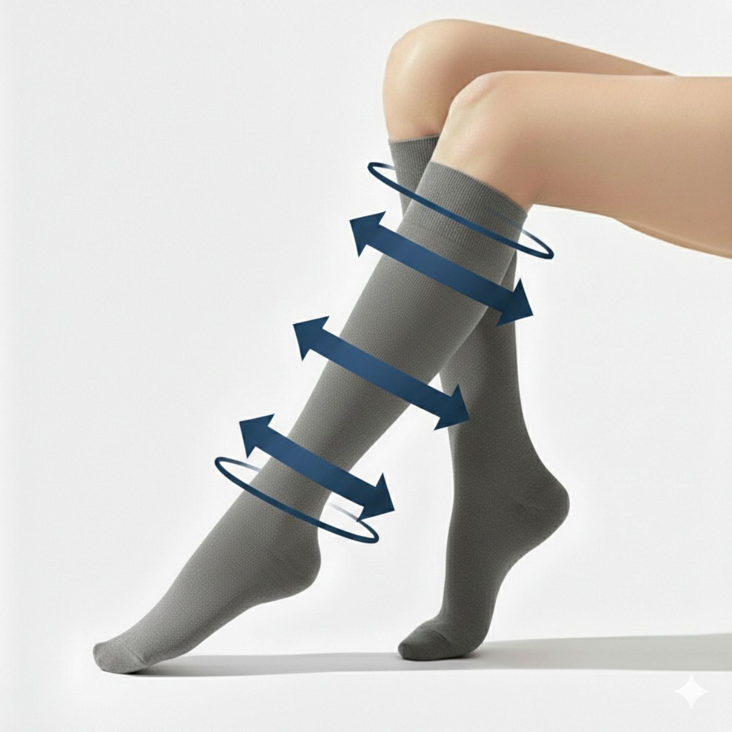 Crossing Travel & Flight Compression Socks  L