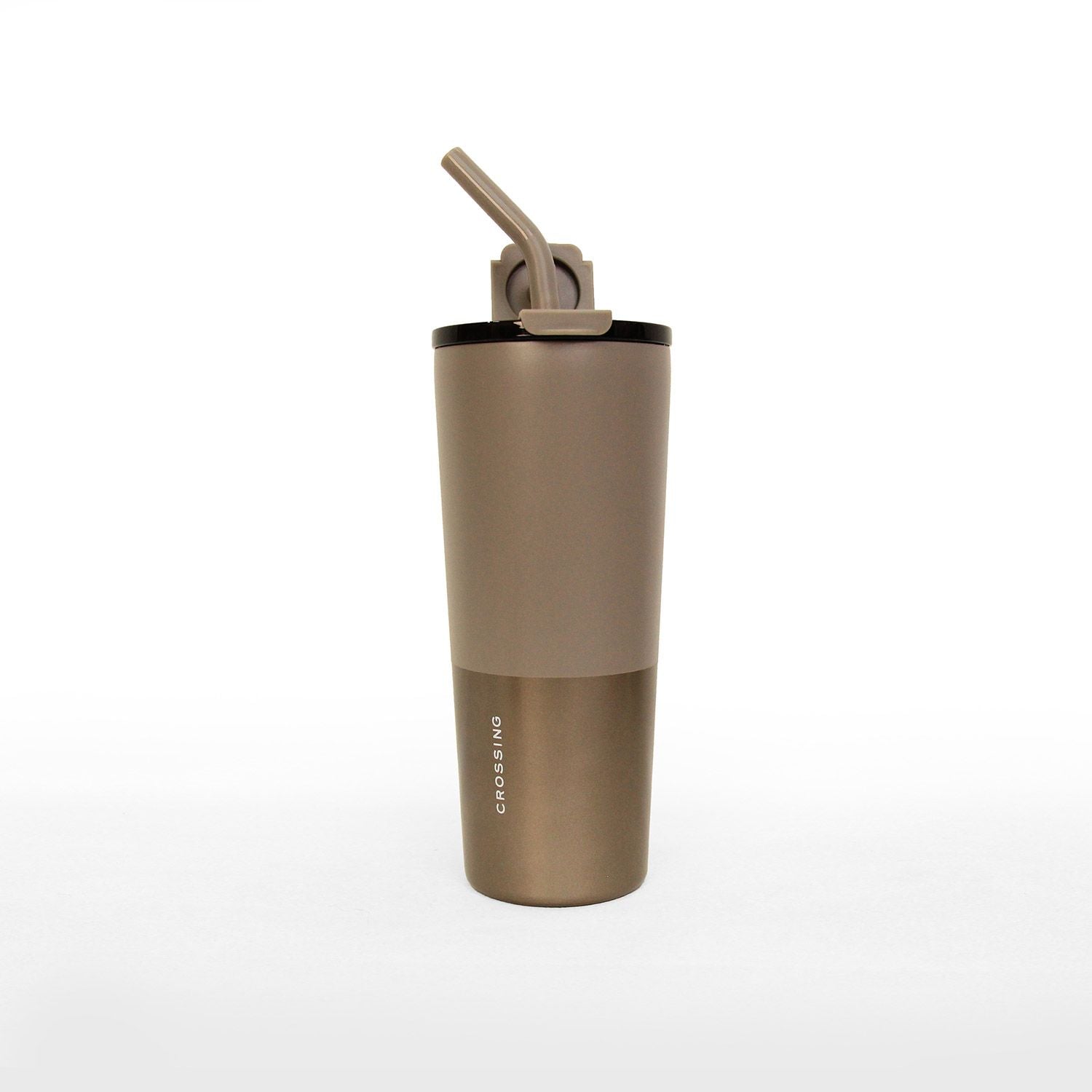 Crossing Volt Insulated Stainless Steel Straw Tumbler 710ML