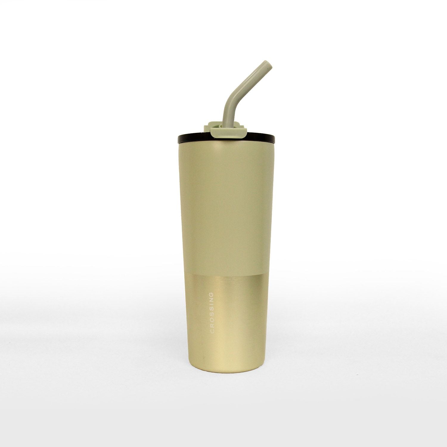 Crossing Volt Insulated Stainless Steel Straw Tumbler 710ML