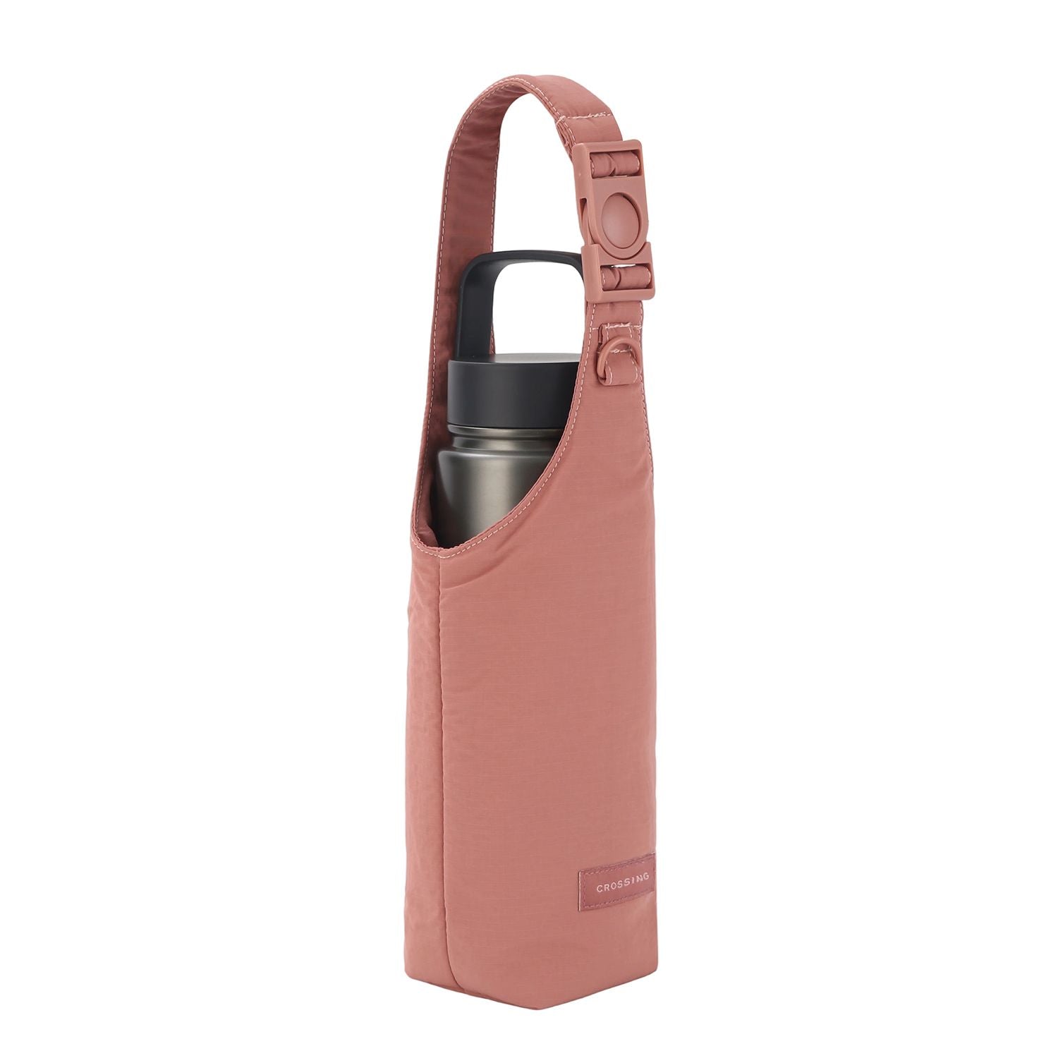 Crossing Waterproof Checked Nylon Dual Carry Water Bottle Bag