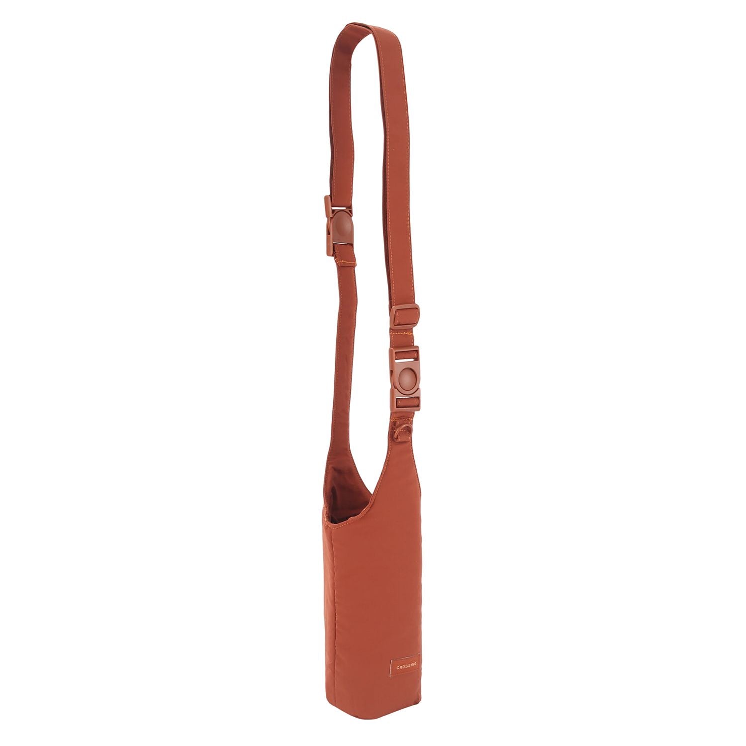 Crossing Waterproof Checked Nylon Dual Carry Water Bottle Bag