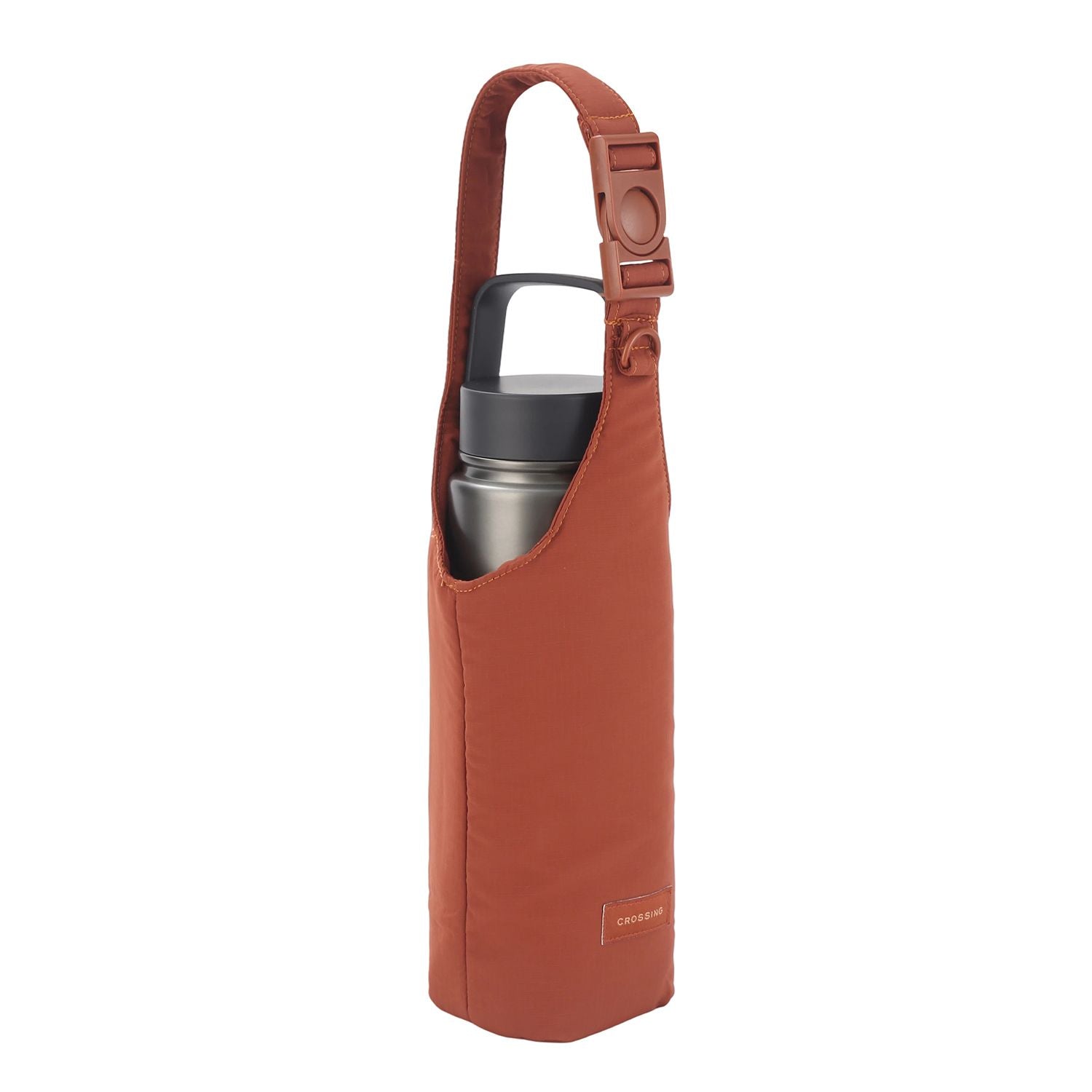 Crossing Waterproof Checked Nylon Dual Carry Water Bottle Bag