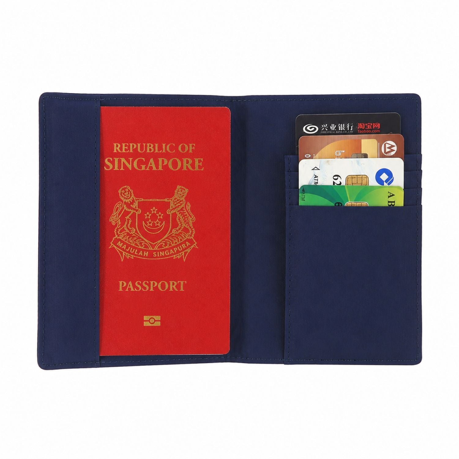Crossing Waterproof Checked Nylon Passport Cover RFID