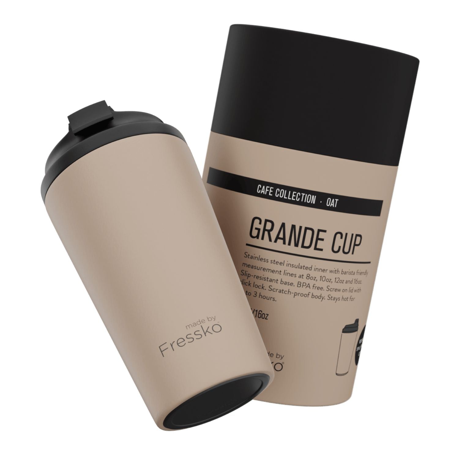 Made By Fressko Grande 16oz Insulated Stainless Steel Cup